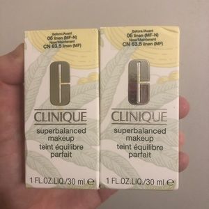 Clinique foundation 06 linen. two in package